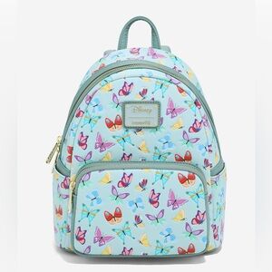 Loungefly Disney Princess Butterfly Mini Backpack - BoxLunch Exclusive NWOT